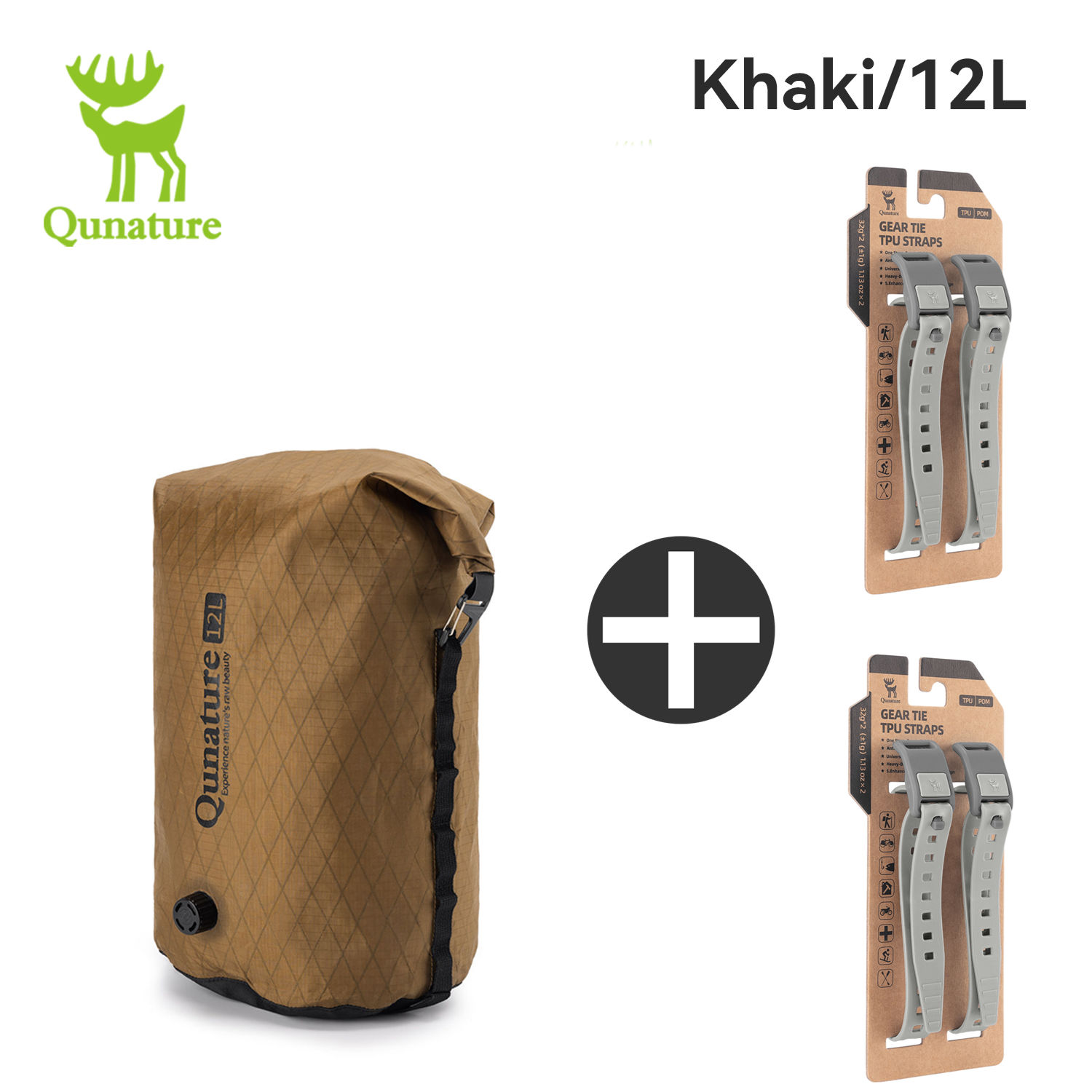 Cycling Gear Pack - Qunature 3Pcs/set Bikepacking Bag Waterproof Compression
