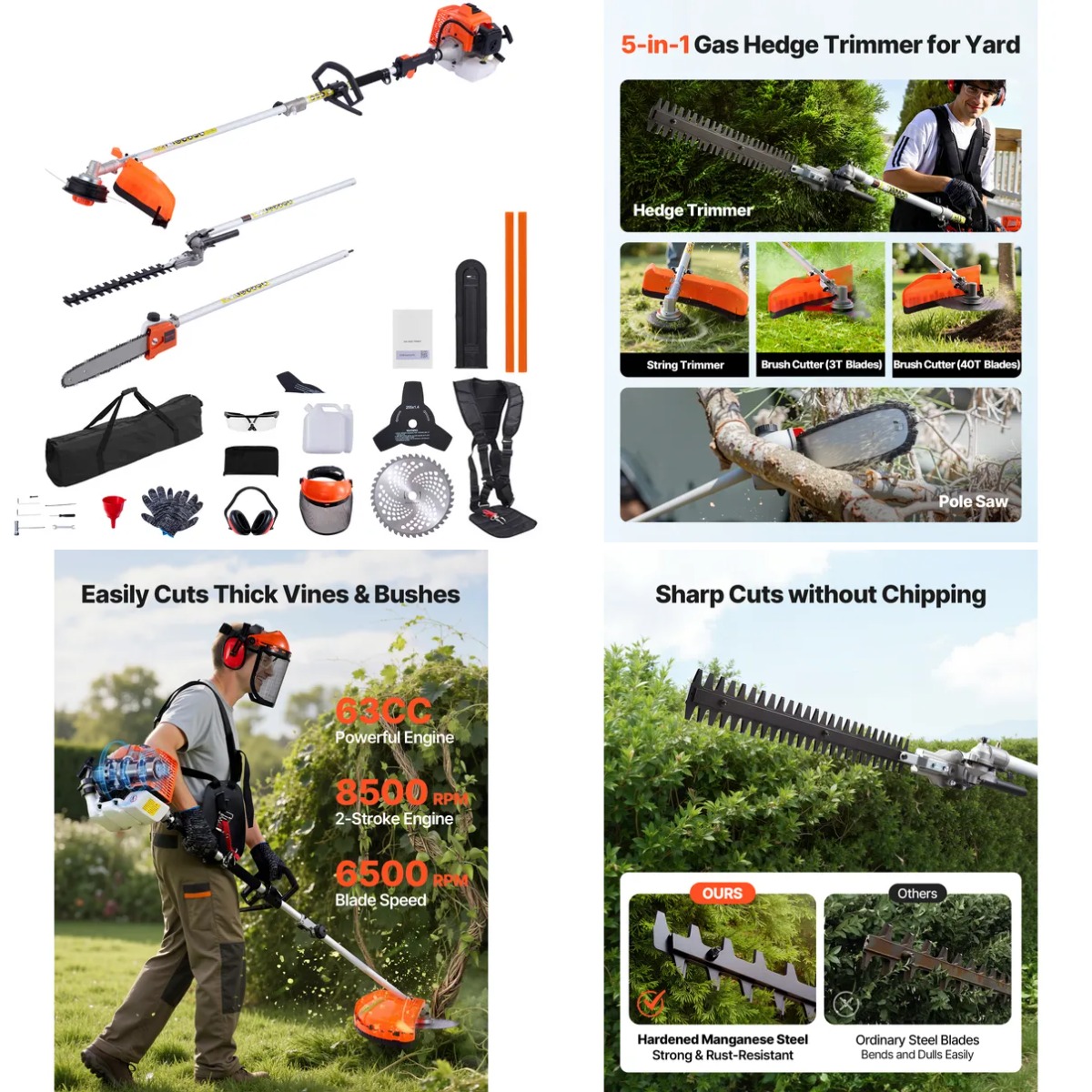 Cycling Protective Gear - Gas Hedge Trimmer, 2 Cycle Gas