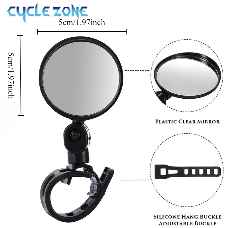 2PCS Bicycle Rearview Mirror 3 - Cycle Zone recension och pris