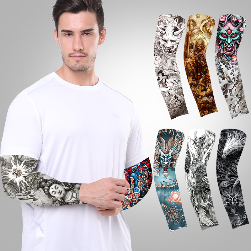 1 Pc Summer Tattoo Sleeve UV S - Cycling Gloves recension och pris