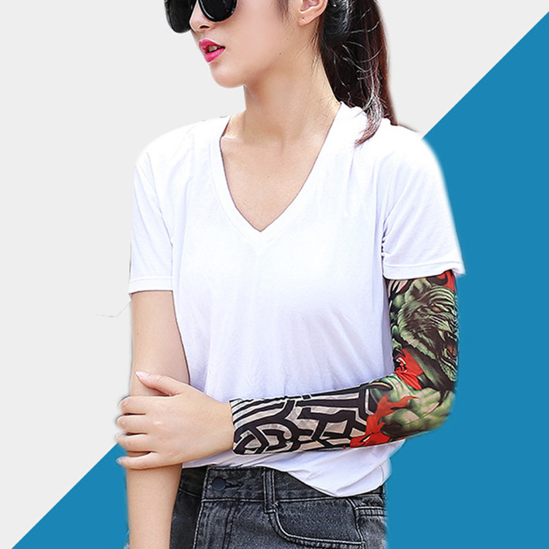 1 Pc Summer Tattoo Sleeve UV S - Cycling Gloves recension och pris