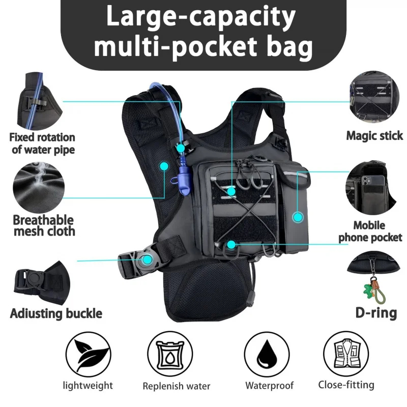​High-Quality Tactical Vest Ch - Cycling Gear Vest recension och pris