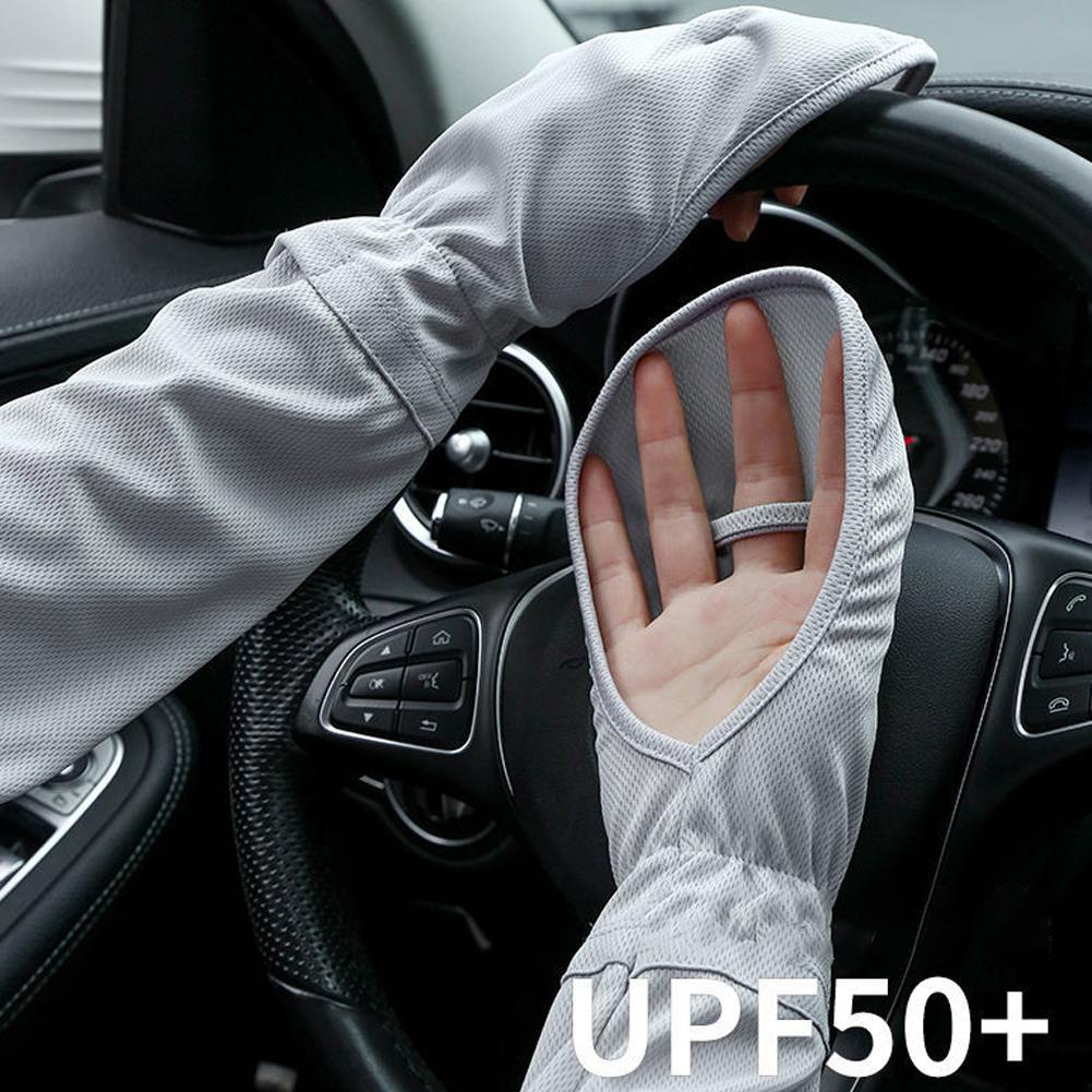 Solid Color Large Ice Silk Glo - Cycling Gloves recension och pris