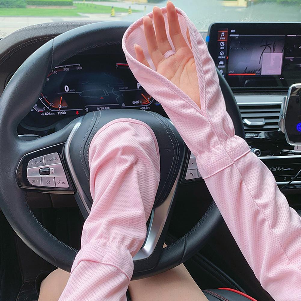 Solid Color Large Ice Silk Glo - Cycling Gloves recension och pris