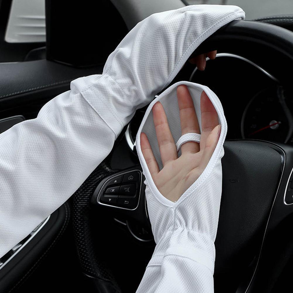Solid Color Large Ice Silk Glo - Cycling Gloves recension och pris