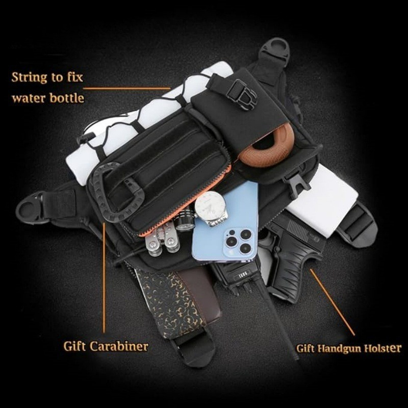 Tactical Chest Bag Men's Vest  - Cycling Gear Vest recension och pris