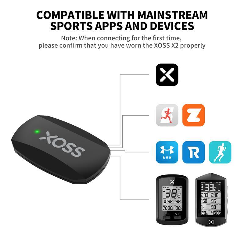 Xoss X2 Heart Rate Monitor Dua - Cycling Heart Rate Monitor recension och pris