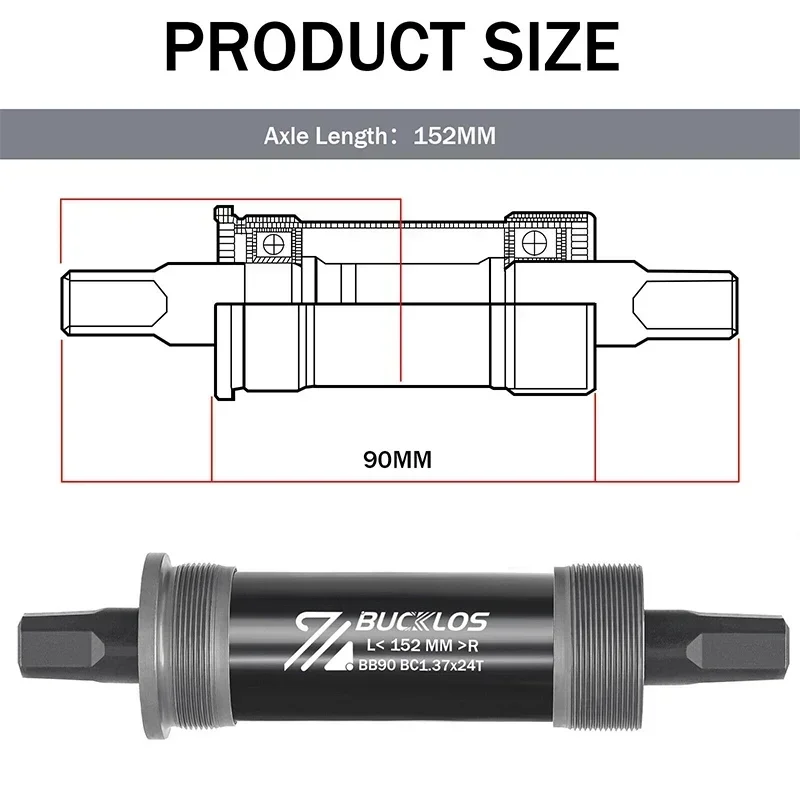 BUCKLOS BB68 Square Hole Botto - Cycle Zone recension och pris