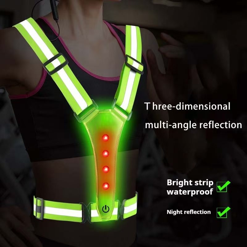 LED Running Vest Reflective Gl - Cycling Gear Vest recension och pris