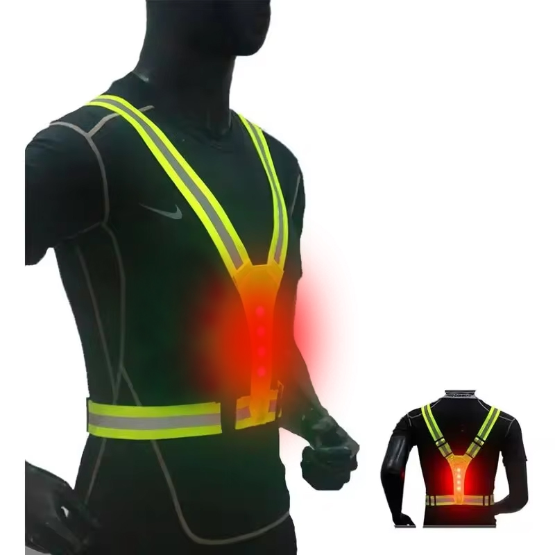 LED Running Vest Reflective Gl - Cycling Gear Vest recension och pris