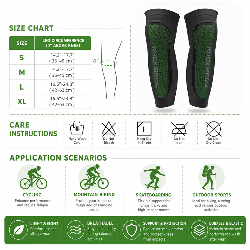 ROCKBROS Cool Sport Legs MTB C - Cycling Protective Gear recension och pris