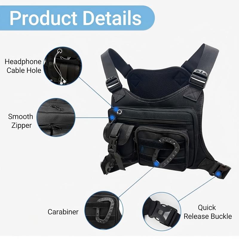 Tactical Chest Vest Pack Multi - Cycling Gear Pack recension och pris