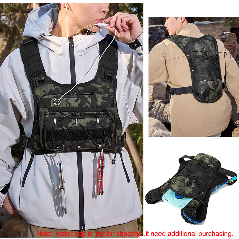 Tactical Bag Front Chest Rig V - Cycling Gear Vest recension och pris