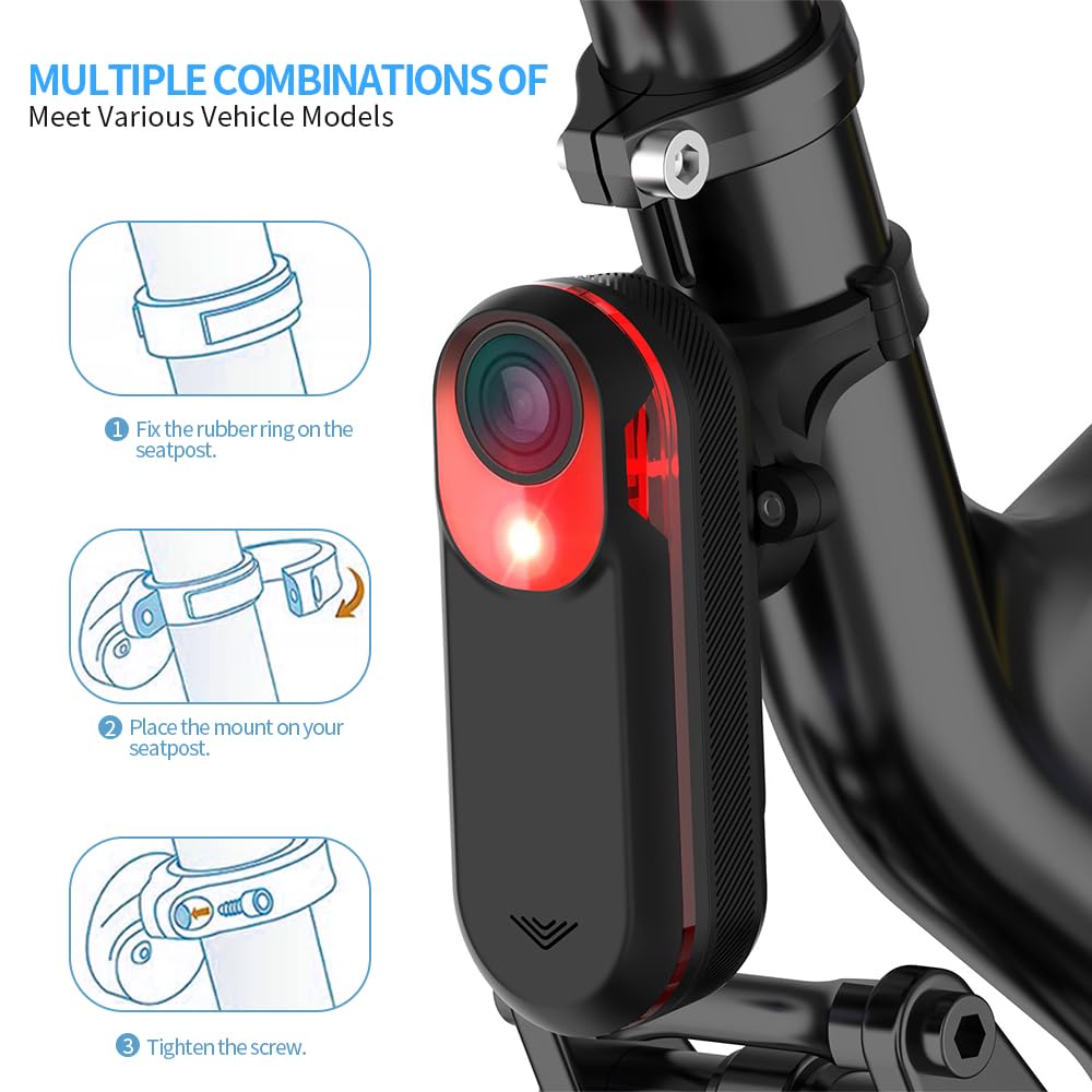 DOMEN Bicycle Saddle Lamp Moun - Cycling Gear Mount recension och pris