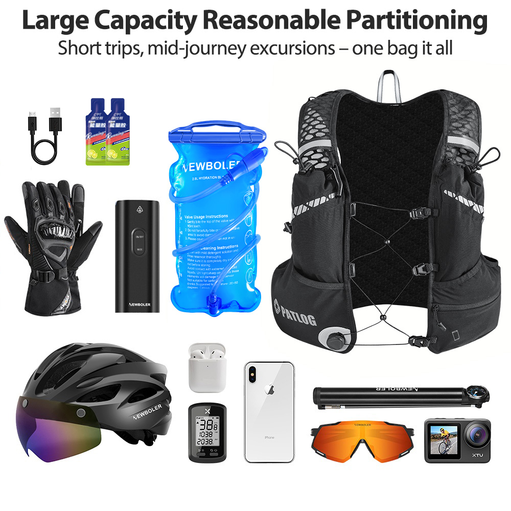 8L Breathable Hydration Vest P - Cycling Gear Pack recension och pris
