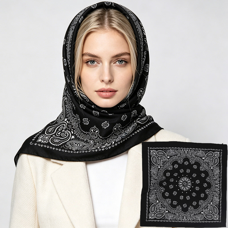 Cotton Black Big Size 70*70cm  - Cycle Zone recension och pris